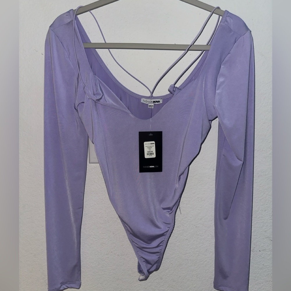 Fashion Nova Lilac Bodysuit